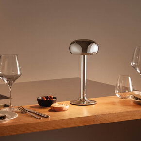 Emendo LED batterilampe Chrome