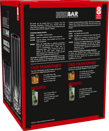 Riedel Drinks Specifik Glasserie, Rocks & Highball Set 5417/57 - 8 glas