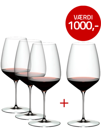 Riedel Veloce Cabernet/Merlot Value Set 5330/0 , 1 stk = 4 glas