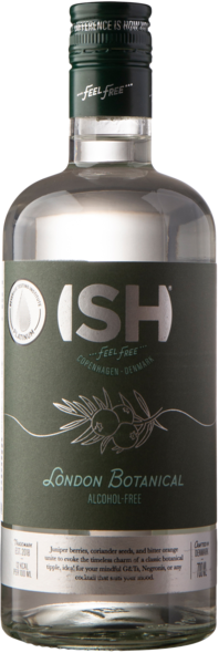 ISH London Botanical Spirit Alkoholfri Gin 0,0%, 70 cl, ISH Spirits