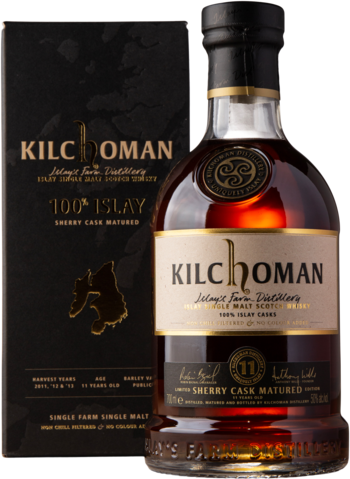 Kilchoman 100% Islay Sherry Cask Matured 11 år 50%, 70 cl