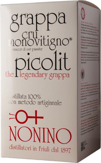 Grappa Grand Cru Monovitigno Picolit 50%, 50 cl
