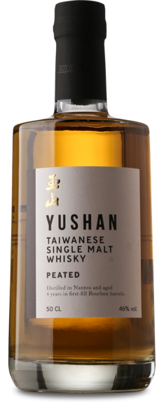 Yushan Single Malt Peated 46%, 50 cl
