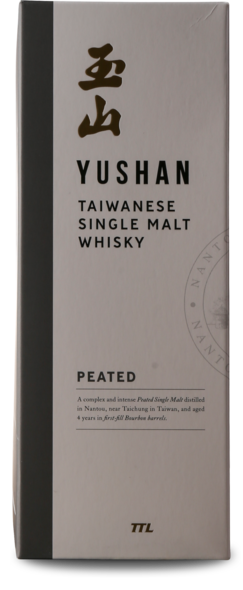 Yushan Single Malt Peated 46%, 50 cl