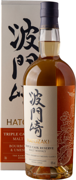 Hatozaki Japanese Triple Cask malt 46%, 70 cl