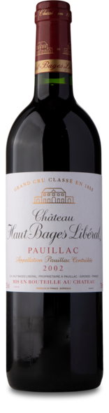 2002 Château Haut Bages Libéral, 5. Cru Classé