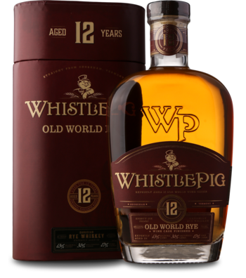 WhistlePig 12 år Rye Whiskey, 100% Rug, 43%, 70 cl