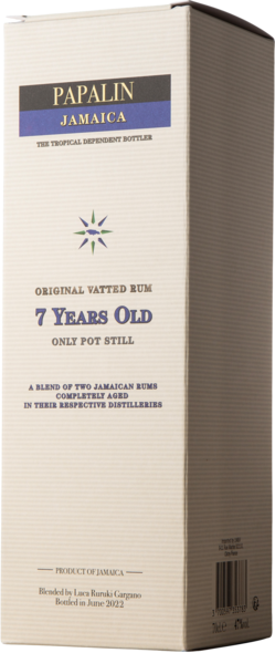 Papalin 7 år 47%, 70 cl