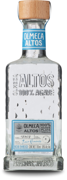 Altos Plata Blanco Tequila 38%, 70 cl