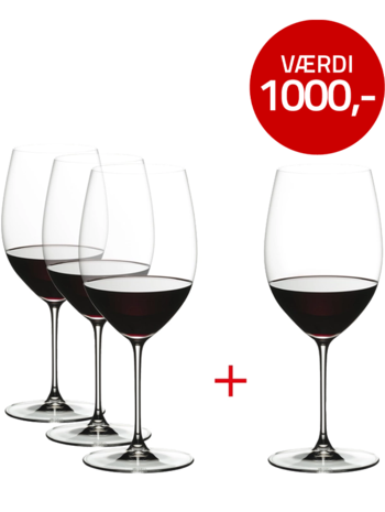 Riedel Veritas Cabernet/Merlot Value Set 5449/0 , 1 stk = 4 glas