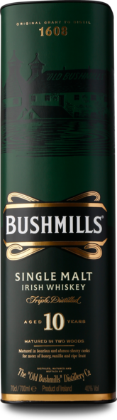 Bushmills 10 Years 40%, 70 cl