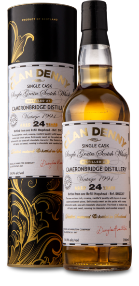 1991 Cameronbridge 24 år Grain whisky, 54,9%, 70 cl