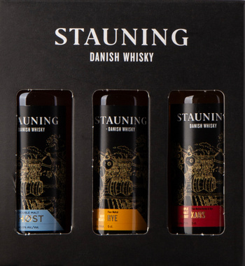 Stauning Tasting Box 47%, 3x5 cl