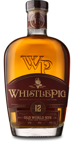 WhistlePig 12 år Rye Whiskey, 100% Rug, 43%, 70 cl