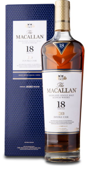 Macallan 18 år Double Cask, 43%, 70 cl