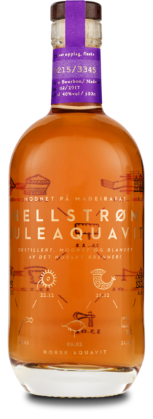Hellstrøm Juleaquavit 40%, 50 cl