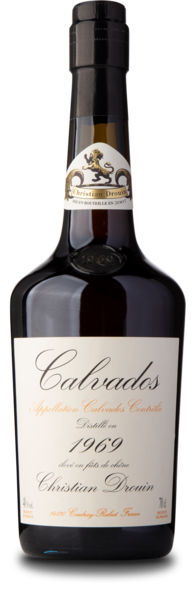 1969 Drouin Vintage 42%, Appellation Calvados Contrôlee, 70 cl