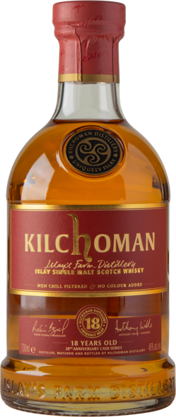 Kilchoman 18 år Bourbon Barrels 46%, 70 cl