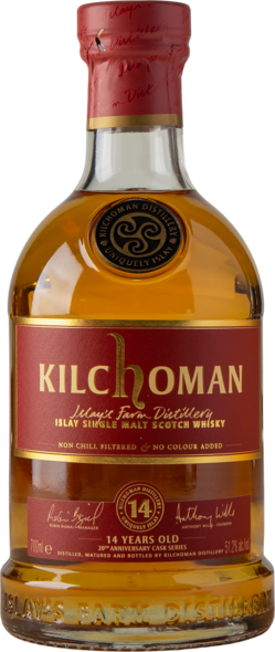 Kilchoman 14 år Bourbon barrels 51,20%, 70 cl