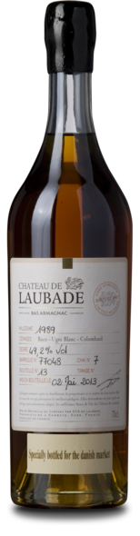 1989 Laubade Armagnac 40%, AOP, 70 cl
