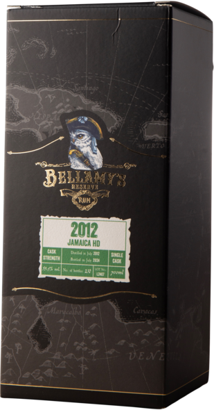 2012 Jamaica HD 12YO Single Cask 59,60%, 70 cl