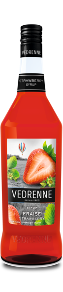 Vedrenne Strawberry Syrup, 70 cl