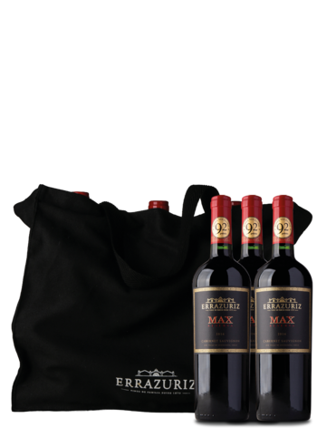 6 fl. Max Reserva Cabernet Sauvignon, Vina Errazuriz + Wine Bag