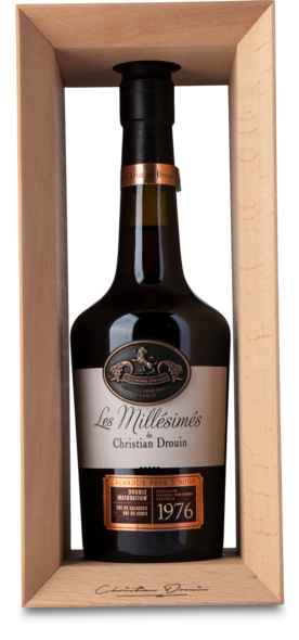 1976 Drouin Vintage 40%, Appellation Calvados Contrôlee, 70 cl