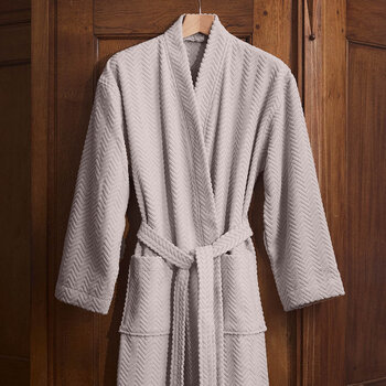 Herringbone badekåbe