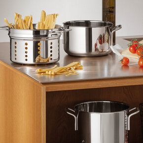 Stainless Steel Grydesæt, 4 dele