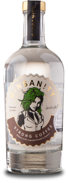 Ginsanity Strong Coffee 42,5%, 50 cl