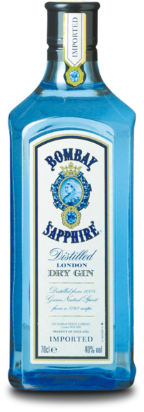 Bombay Sapphire Gin 40%, 70 cl
