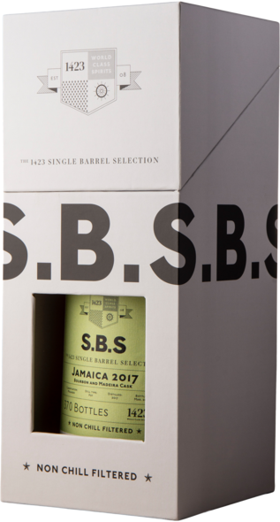 S.B.S Jamaica rom 2017 WPL, Madeira finish, 52%, 70 cl
