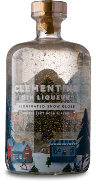 Clementine Gin Likør Illuminat med lys 20%, 70 cl