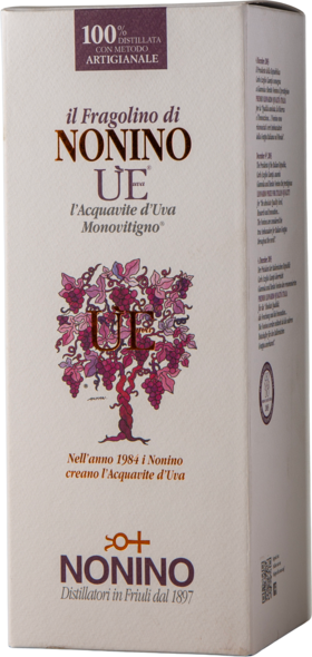 Grappa Ue Acquavite d´uva Fragolino 38%, 70 cl