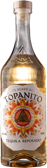 Topanito Tequila 100% Agave Reposado, 40%, 70 cl
