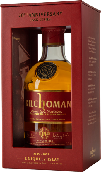 Kilchoman 14 år Bourbon barrels 51,20%, 70 cl
