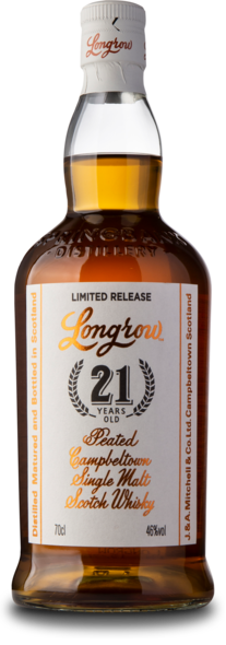 Longrow 21 år okt. 2023 46%, 70 cl, Longrow