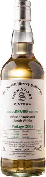 Linkwood 2008, 13 år, 46%, 70 cl