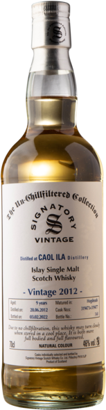 Caol Ila 2012, 9 år, 46%, 70 cl