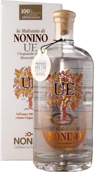 Grappa Ue Acquavite d´uva La Malvasia 38%, 70 cl