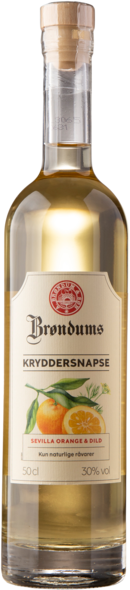 Brøndums Sevilla Orange & Dild 30%, 50 cl