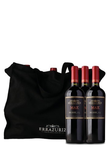 6 fl. Max Reserva Blend, Vina Errazuriz + Wine Bag