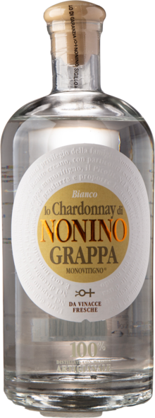 Grappa Monovitigno Bianco Chardonnay 41%, 70 cl
