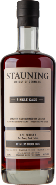 Stauning Retailers Choice 48,7%, 70 cl