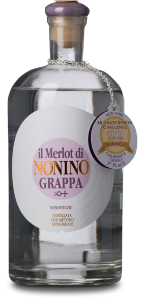 Grappa Merlot 41%, 70 cl
