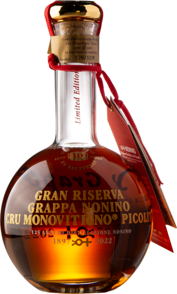 Grappa Monovitigno Gran Riserva 10 år 50%, 70 cl