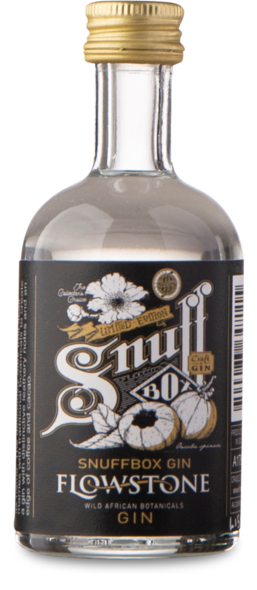 Flowstone Snuffbox Gin 43%, 5 cl