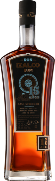 Ron Izalco 15 Years Cask Strength 55,3%, 70 cl
