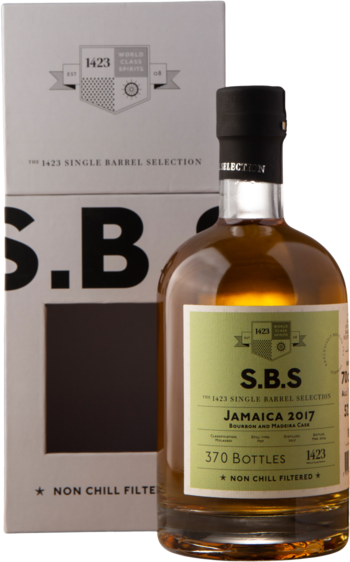 S.B.S Jamaica rom 2017 WPL, Madeira finish, 52%, 70 cl